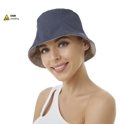 Shield-B™ EMF Protection Bucket Hat | 99.9% Shielding Against 5G & WiFi Radiation