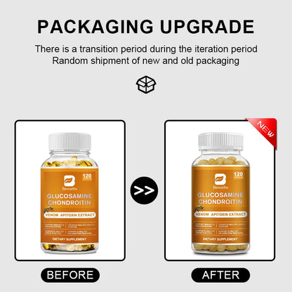 Joint Support Supplement - Glucosamine Chondroitin with Bee Venom for Knee & Bone Health