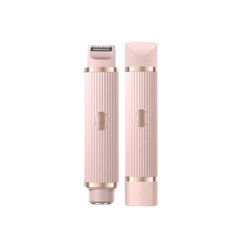 Painless Electric Bikini Trimmer & Facial Hair Remover - Portable Rechargeable Epilator for Women