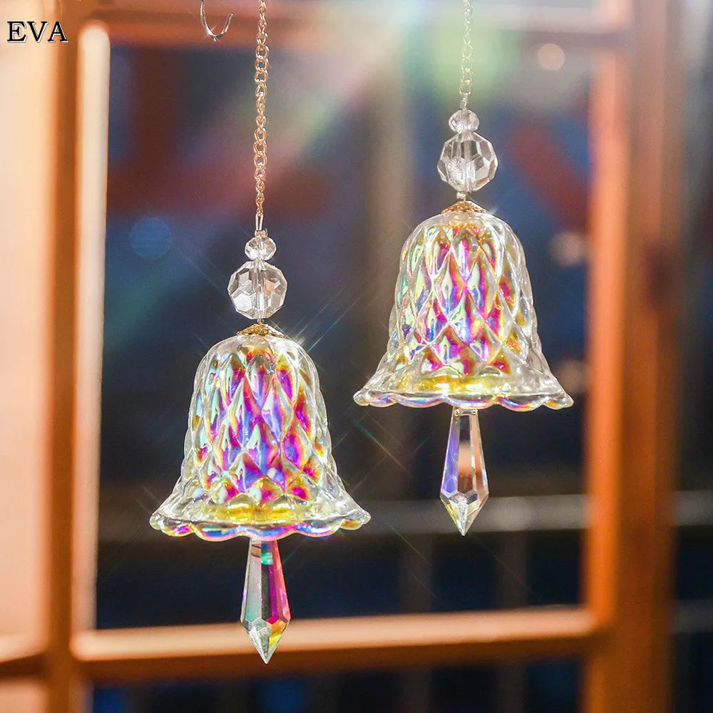 Crystal Wind Chimes - Feng Shui Energy Harmonizer & Spiritual Protection Bell