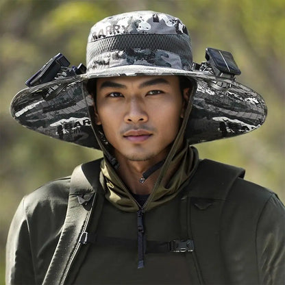 🌞 CoolShade Solar Fan Hat – OutAdvent
