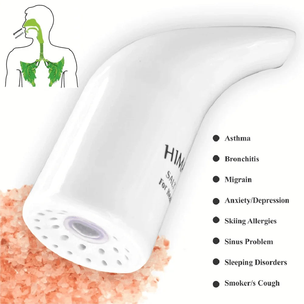 HimalayaQi™ - Ceramic Inhaler for Halotherapy | Respiratory Wellness