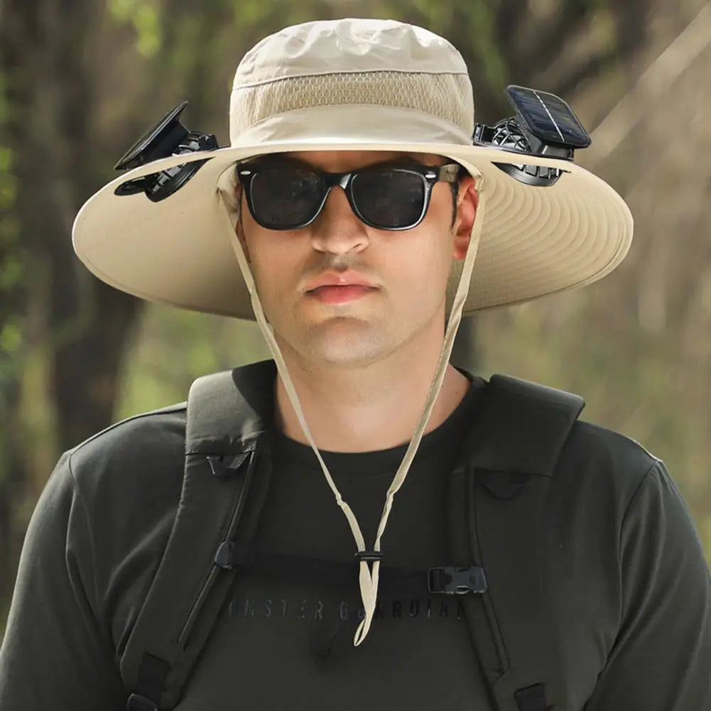 🌞 CoolShade Solar Fan Hat – OutAdvent