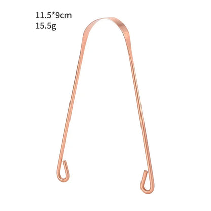 AyurCopper™ - Pure Copper Tongue Scraper | 5000-Year Ayurvedic Oral Detox Ritual