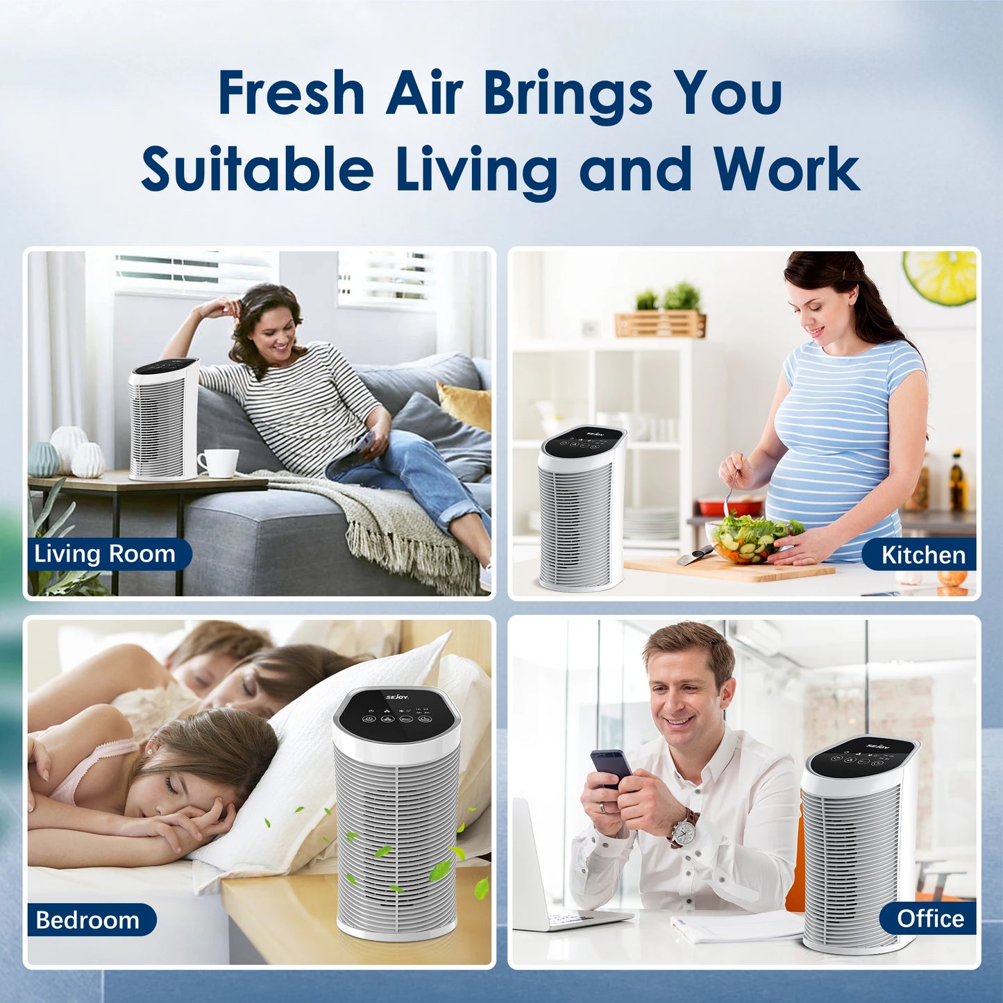Air Purifier With Ionizer - S-Air