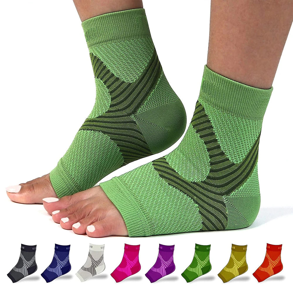 1Pair  Plantar Fasciitis Splint Night Compression Sock Heel Supports for Heel Pain Plantar Fasciitis Support Foot Braces