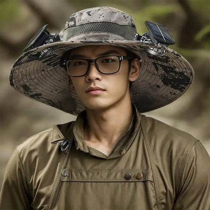 🌞 CoolShade Solar Fan Hat – OutAdvent