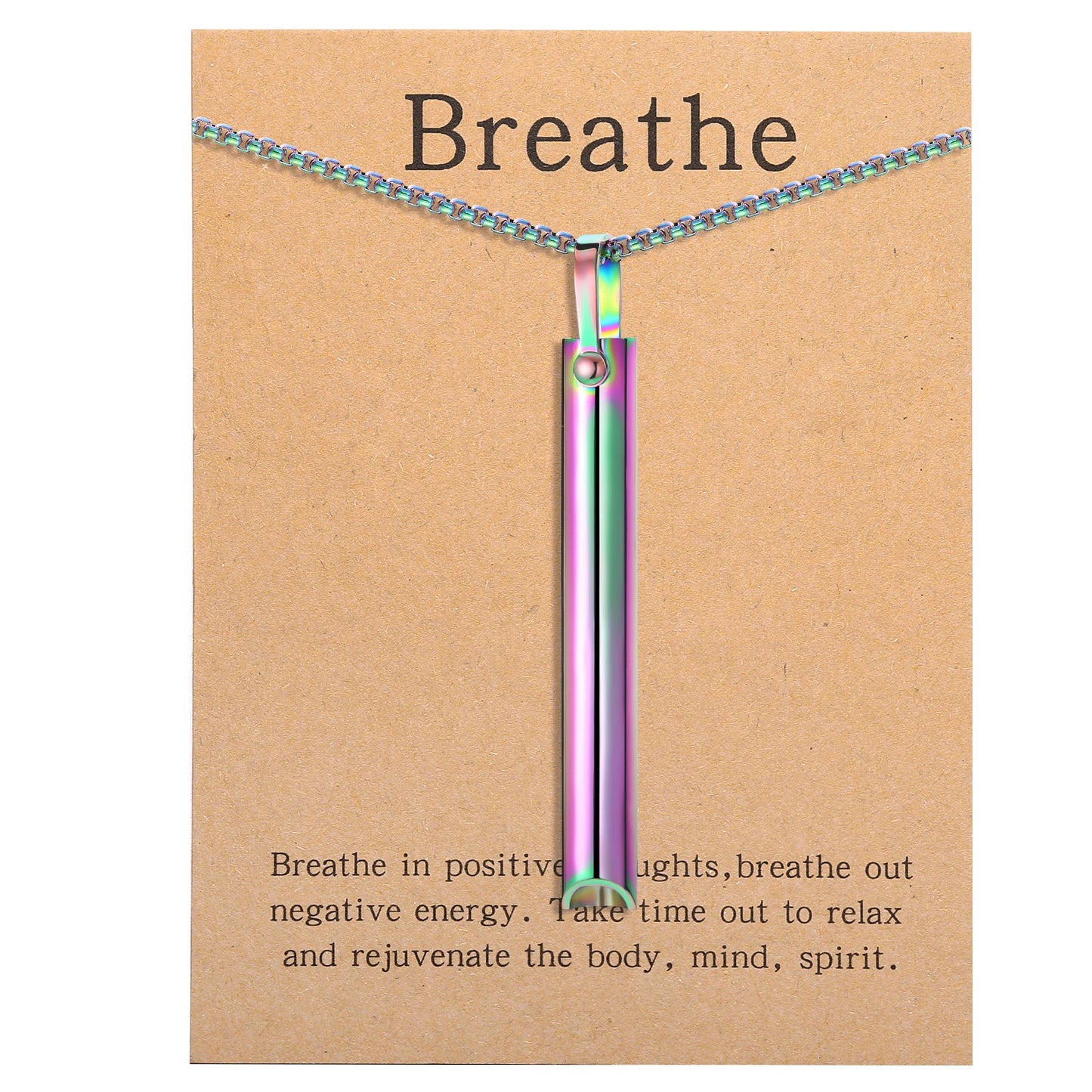 BreathFlow™ - Mindful Breathing Necklace for Concentration & Breathwork