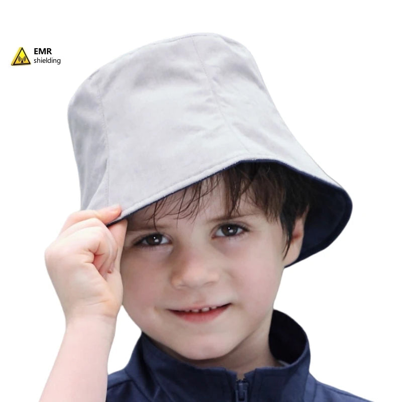 ShieldStyle™ Kids - Reversible EMF Protection Cap | Trendy Double-Layer Sun Hat