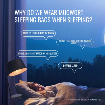 Mugwort Cooling Sleep Socks - 5 Pairs | Natural Herbal Comfort for Deep Relaxation & Better Sleep