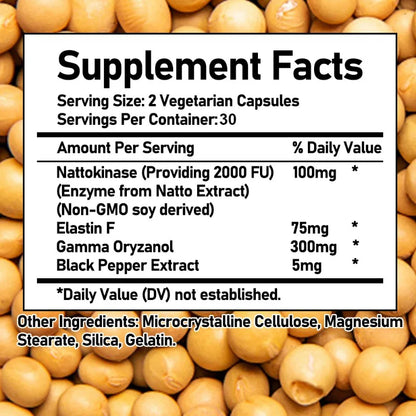 CardioVital Pro - Advanced Nattokinase & Oryzanol Complex for Heart Wellness