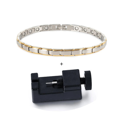 Premium Magnetic Therapy Anklets - Stainless Steel Chain for Women's Wellness & Energy Balance