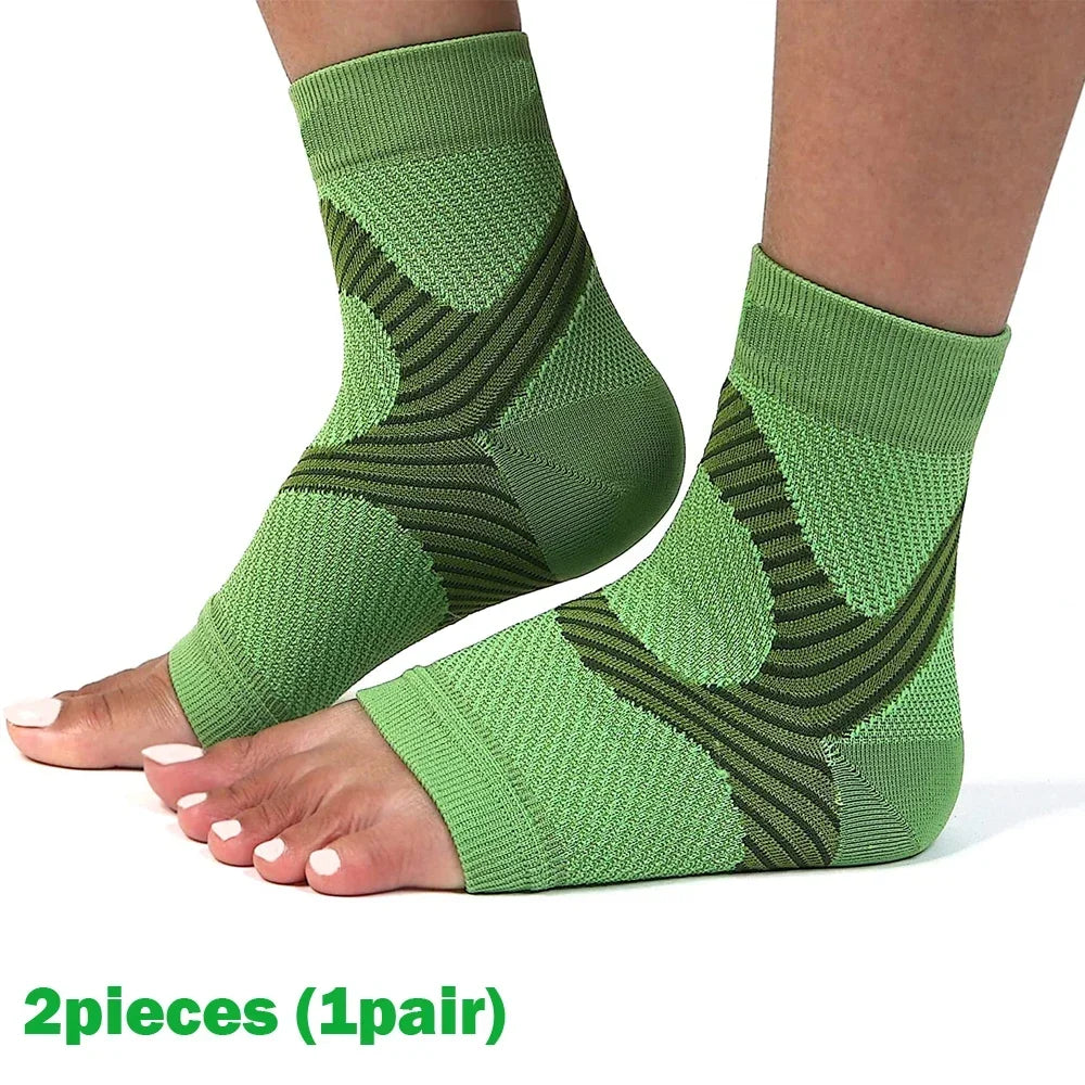 1Pair  Plantar Fasciitis Splint Night Compression Sock Heel Supports for Heel Pain Plantar Fasciitis Support Foot Braces