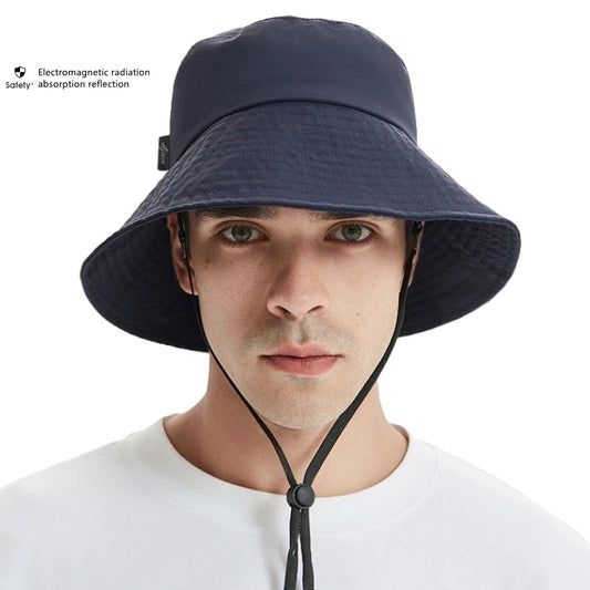 ShieldWave™ - Advanced Silver Fiber EMF Protection Bucket Hat | 5G & Radiation Shielding