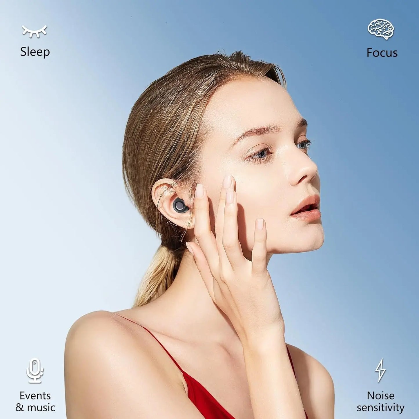 Silicone Ear Plugs for Sleeping | 30dB Noise Reduction & Total Comfort - SilentFlow™