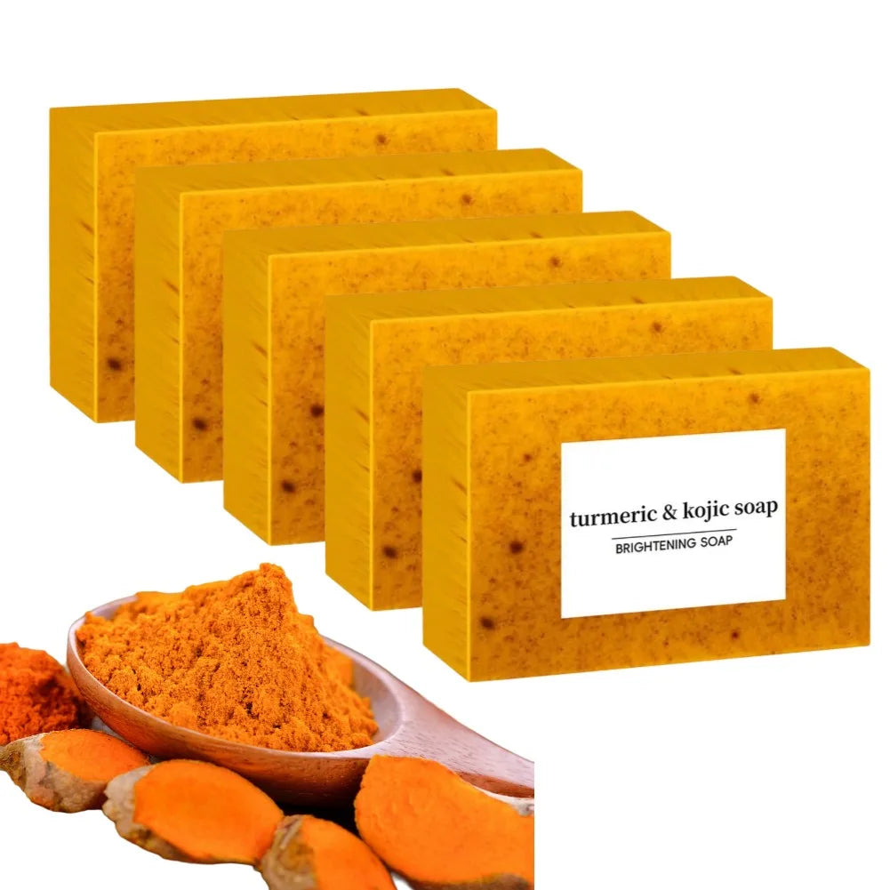 SunKissed Radiance™ - Handmade Turmeric & Lemon Kojic Acid Soap Bar