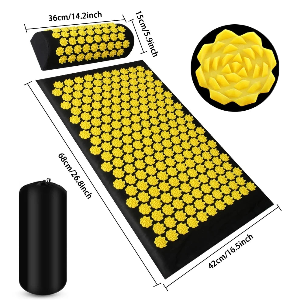 Acupressure Yoga Mat - Kuznetsov's Therapeutic Applicator Set