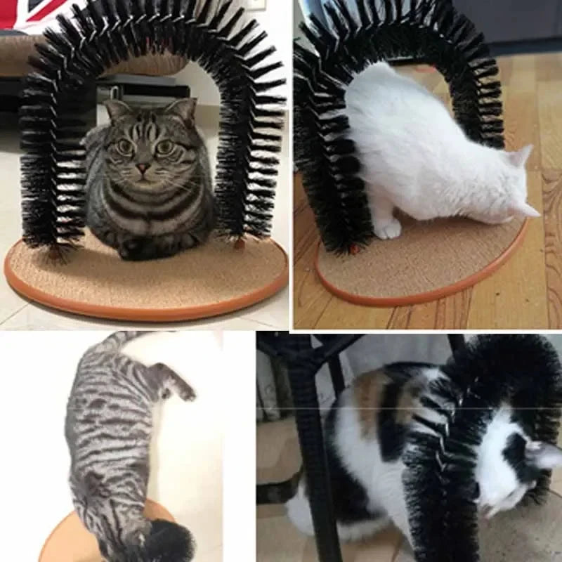 PurrSpa Arch – Massage & Grooming Station