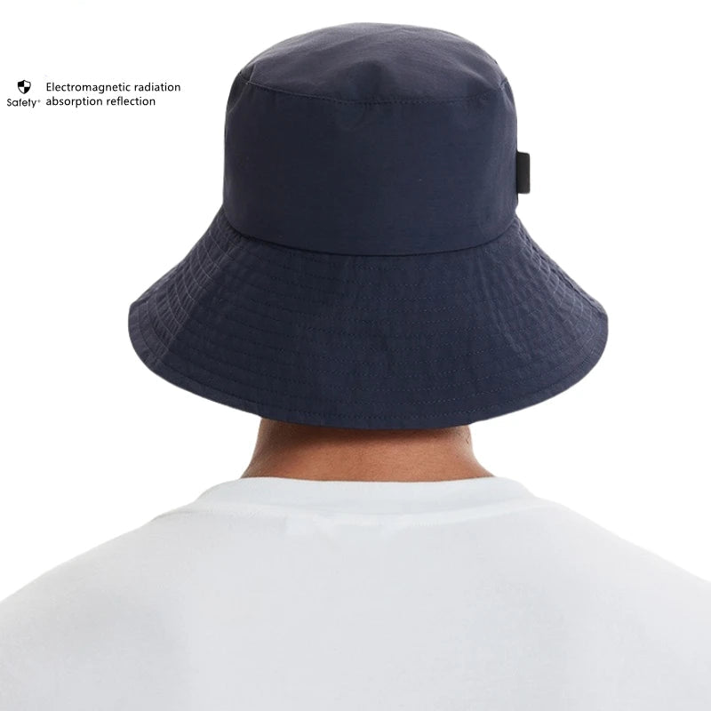 ShieldWave™ - Advanced Silver Fiber EMF Protection Bucket Hat | 5G & Radiation Shielding