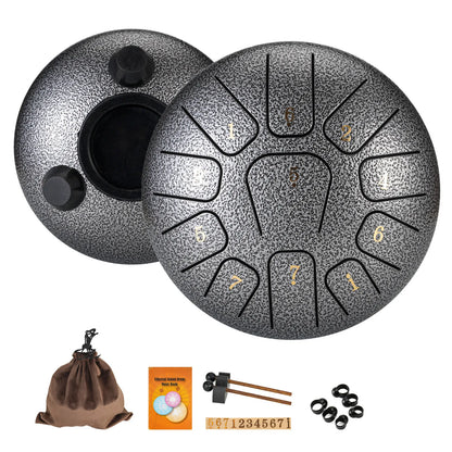 AnxiEase™ Steel Tongue Drum - Natural Stress Relief & Relaxation Sound Therapy Instrument