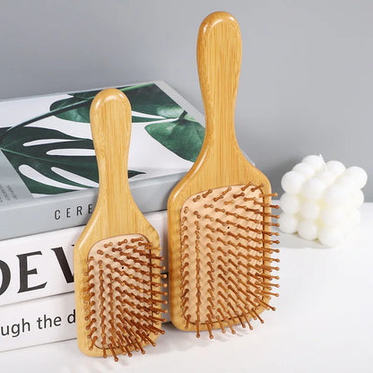 BambooFlow™ - Natural Bamboo Massage Hair Brush | Reduces Hair Loss & Stimulates Growth