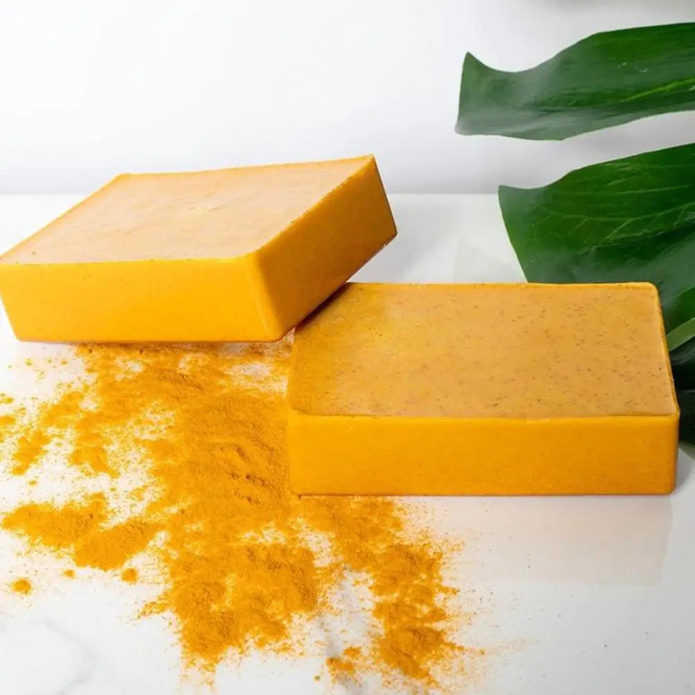 SunKissed Radiance™ - Handmade Turmeric & Lemon Kojic Acid Soap Bar