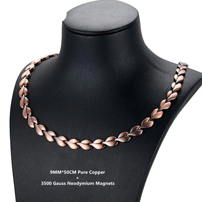 Serpentine Luxury Pure Copper Necklace - New Life