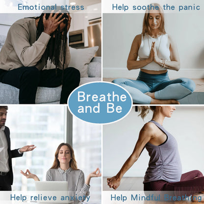 BreathFlow™ - Mindful Breathing Necklace for Concentration & Breathwork