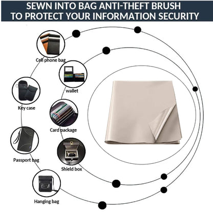 Premium EMF Protection Fabric - Faraday RFID Shielding Cloth for WiFi/RF Radiation Blocking