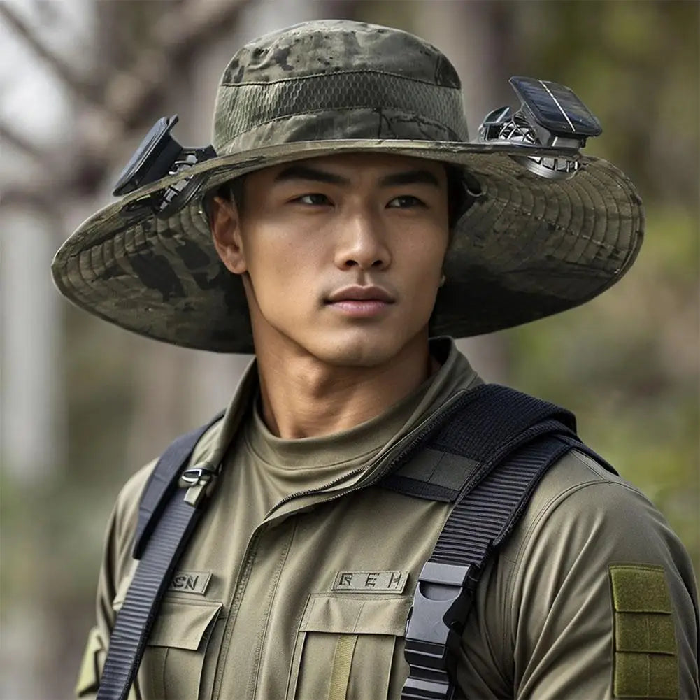 🌞 CoolShade Solar Fan Hat – OutAdvent