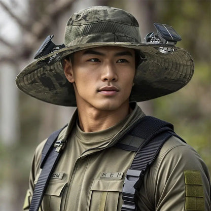 🌞 CoolShade Solar Fan Hat – OutAdvent
