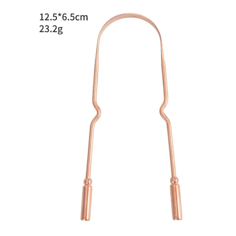 AyurCopper™ - Pure Copper Tongue Scraper | 5000-Year Ayurvedic Oral Detox Ritual