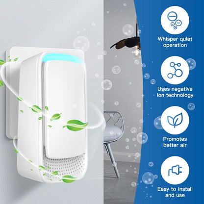 Eco Air Purifier Pro - Negative Ion Technology for Home & Bedroom
