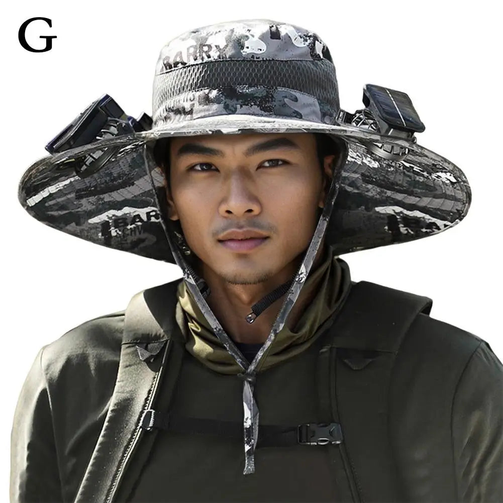 🌞 CoolShade Solar Fan Hat – OutAdvent