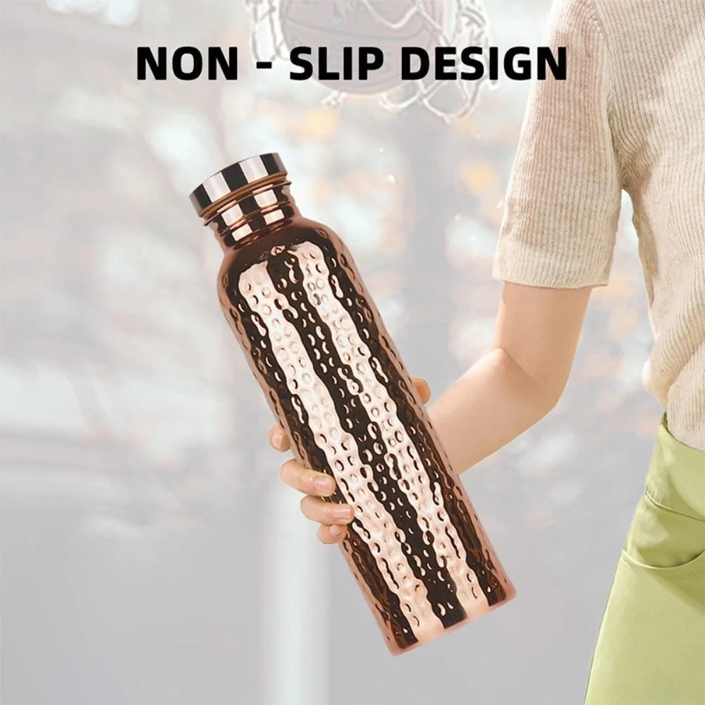 CopperFlow™ - Ayurvedic Copper-Lined Thermal Bottle | 800ml Insulated Water Bottle with Inner Copper Coating