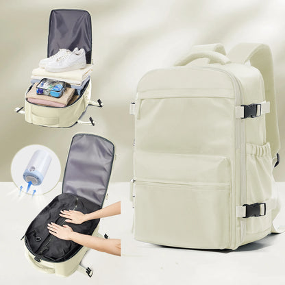 Luxury Compression Travel Backpack – Premium Design + Pump Included