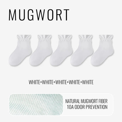 Mugwort Cooling Sleep Socks - 5 Pairs | Natural Herbal Comfort for Deep Relaxation & Better Sleep