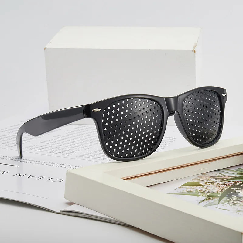 Pinhole Glasses - Natural Vision Exercise & Eye Relaxation Therapy for Digital Eye Strain Relief
