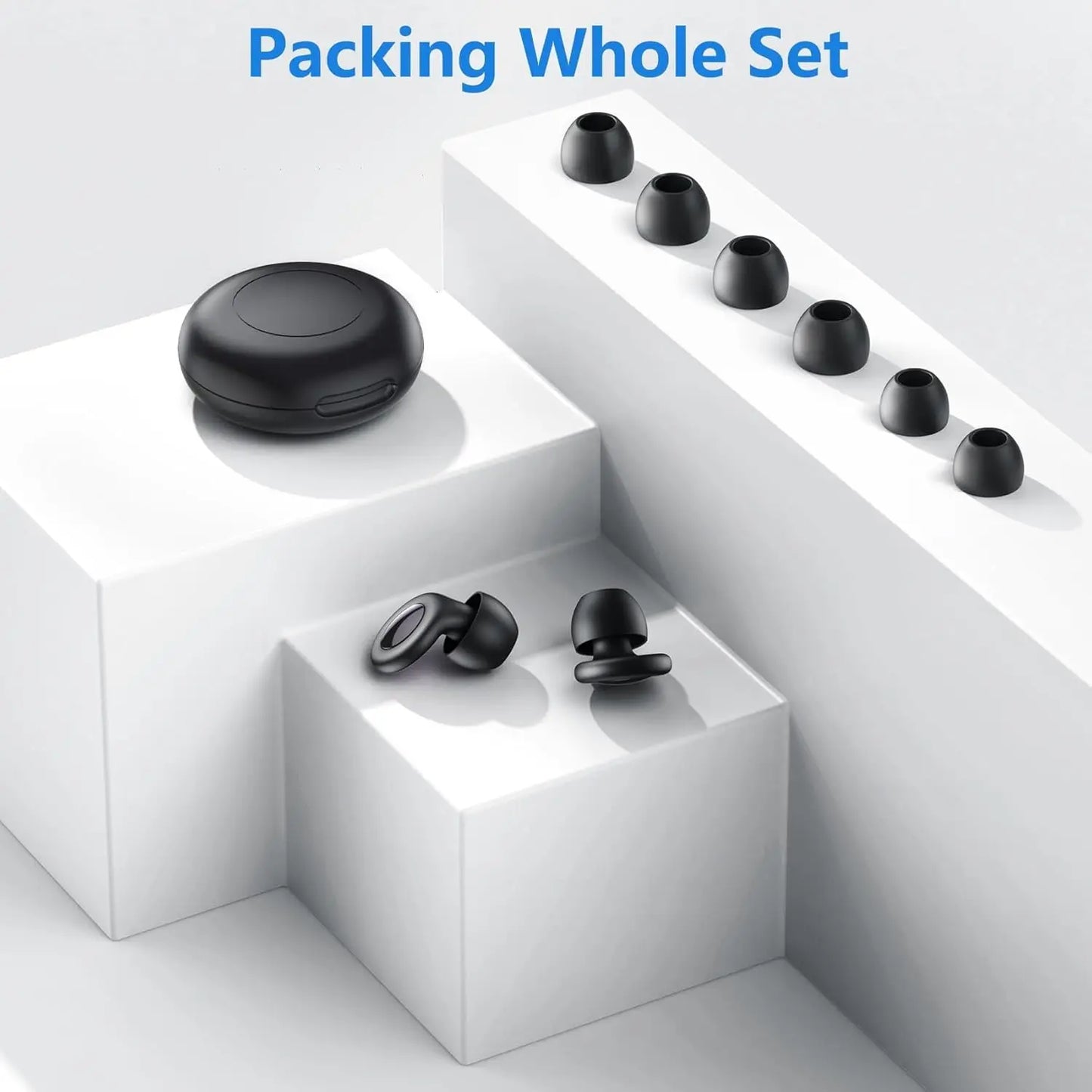 Silicone Ear Plugs for Sleeping | 30dB Noise Reduction & Total Comfort - SilentFlow™
