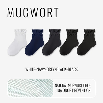 Mugwort Cooling Sleep Socks - 5 Pairs | Natural Herbal Comfort for Deep Relaxation & Better Sleep