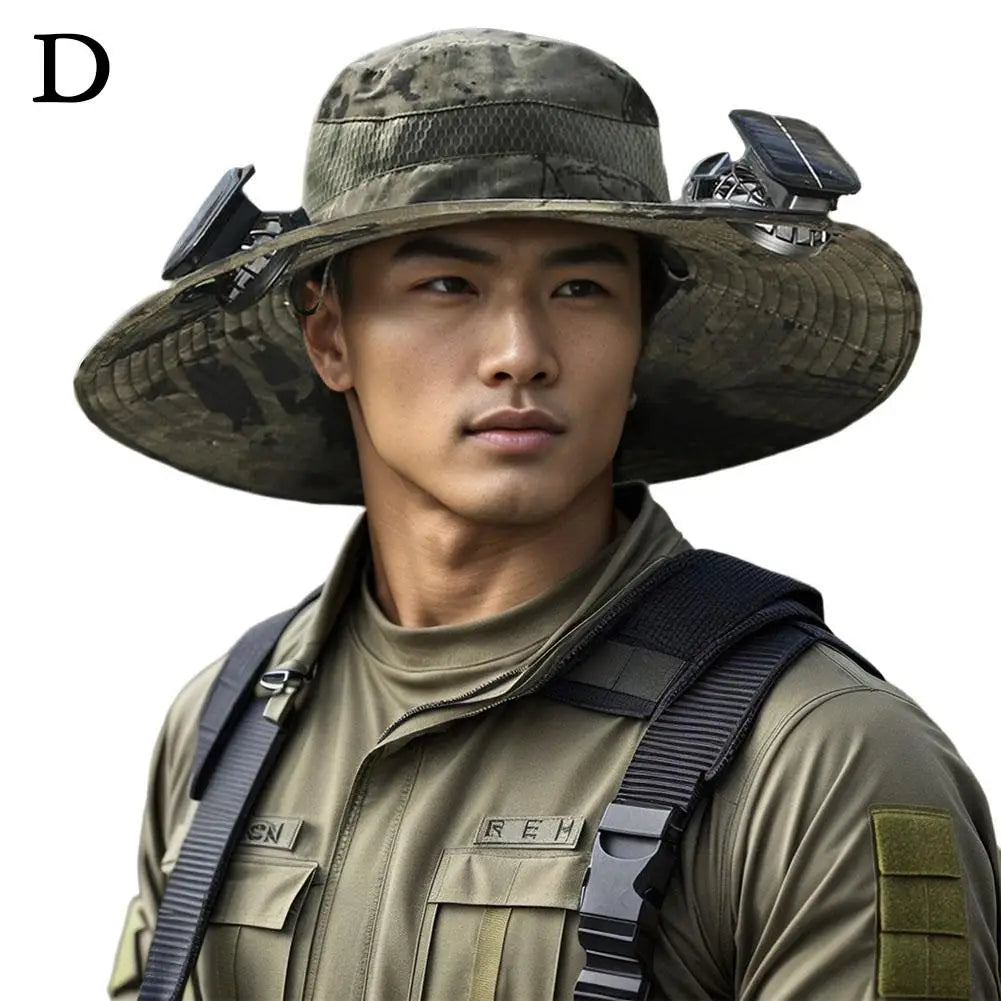 🌞 CoolShade Solar Fan Hat – OutAdvent