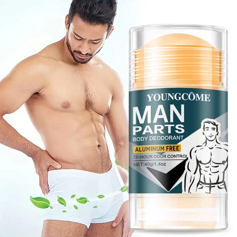 Natural Men's Deodorant Stick - Long-Lasting Odor Protection & Fresh Scent