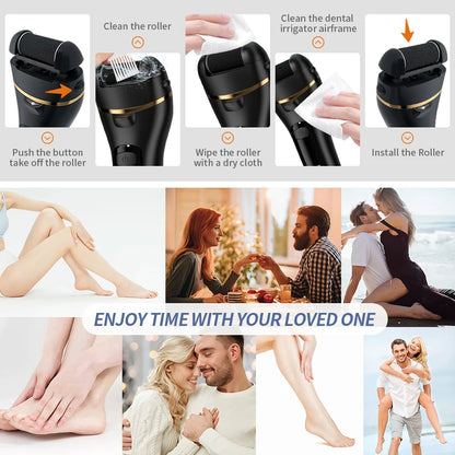 Electric Foot Grinder - Rechargeable USB Callus Remover with Adjustable Speed | Professional Pedicure Tool