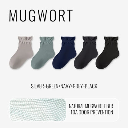 Mugwort Cooling Sleep Socks - 5 Pairs | Natural Herbal Comfort for Deep Relaxation & Better Sleep