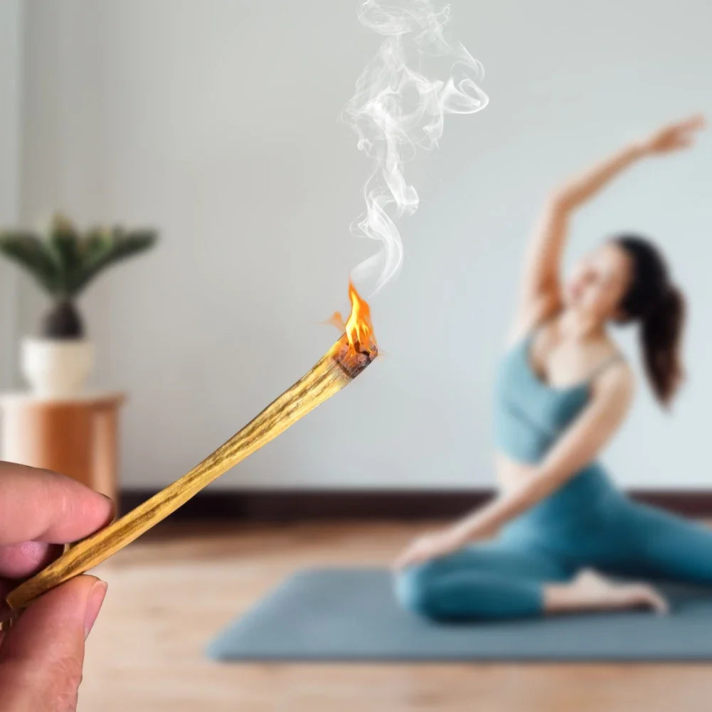 Palo Santo Incense Sticks - Natural Sacred Wood for Meditation, Yoga & Spiritual Cleansing