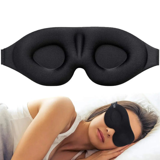 DarkZen Pro - 3D Contoured Sleep Mask | Complete Light Blocking for Better Rest