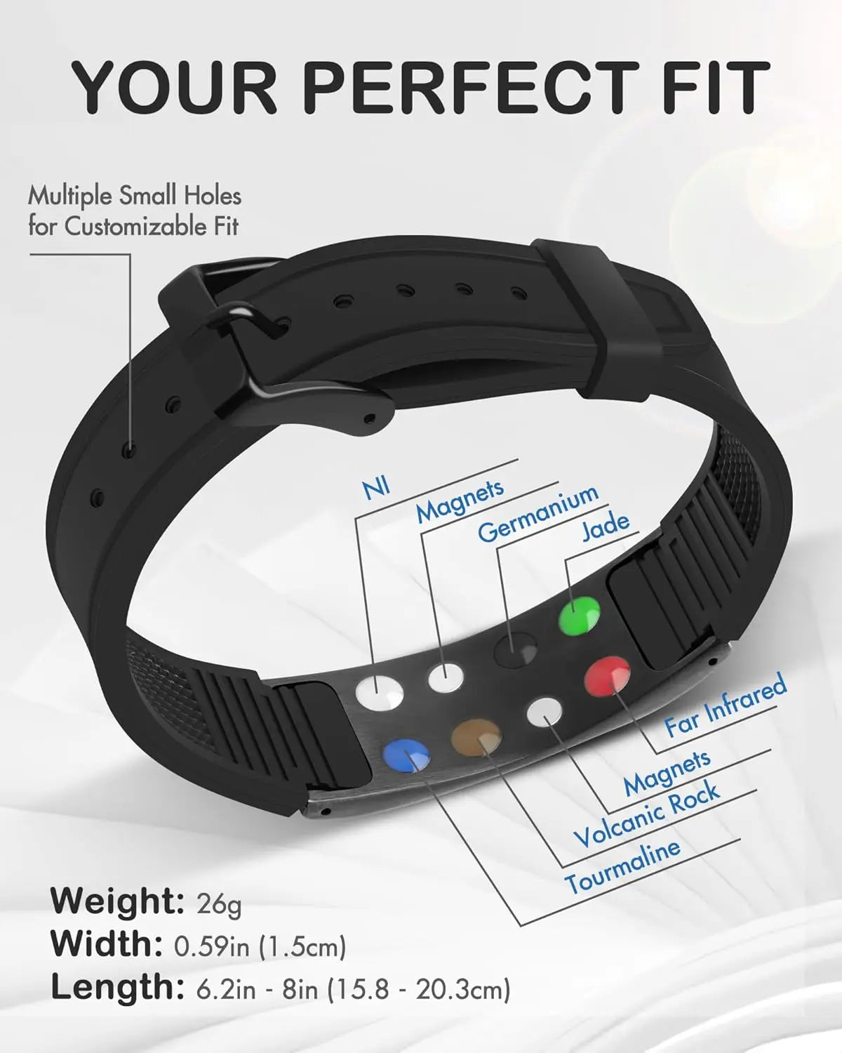 IonFlow™ 7-Elements - Magnetic Bracelet of the 7 Ancestral Elements