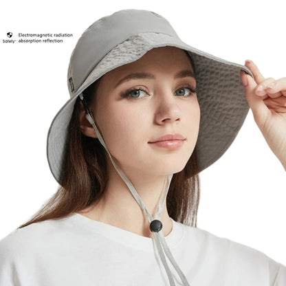 ShieldWave™ - Advanced Silver Fiber EMF Protection Bucket Hat | 5G & Radiation Shielding