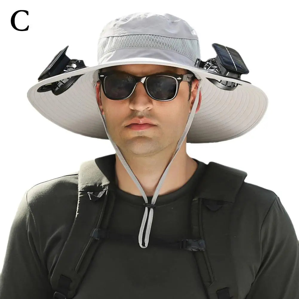 🌞 CoolShade Solar Fan Hat – OutAdvent