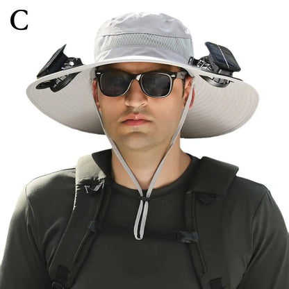 🌞 CoolShade Solar Fan Hat – OutAdvent